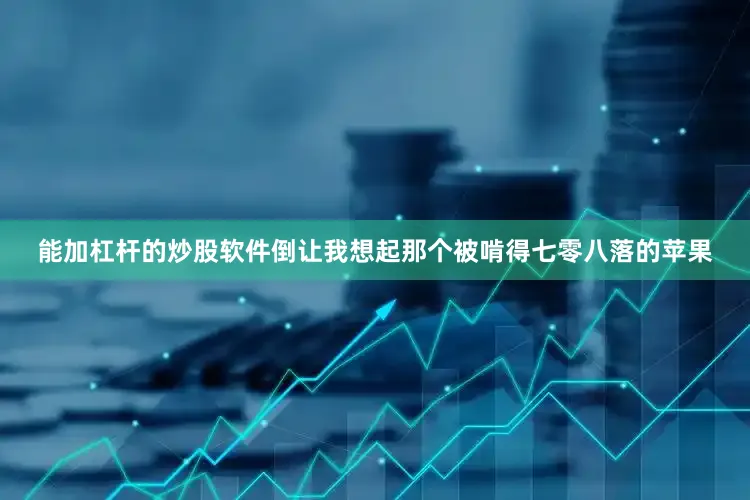 能加杠杆的炒股软件倒让我想起那个被啃得七零八落的苹果